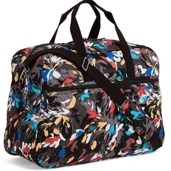 Vera Bradley Grand Traveler Bag ‘Splash Floral” - Picture 2 of 5